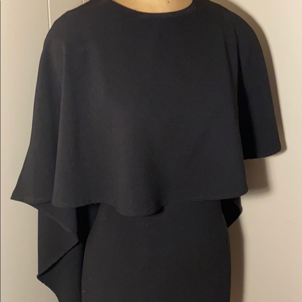 LULUS Stunning Black less Draped Mini Dress